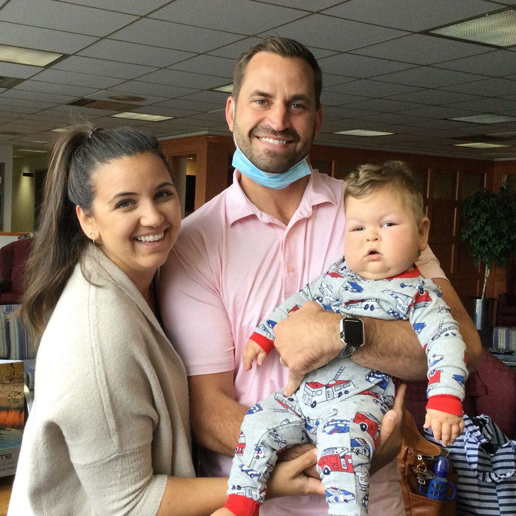 Baby Pierce kidney from his Dad. | Wings Flights of Hope